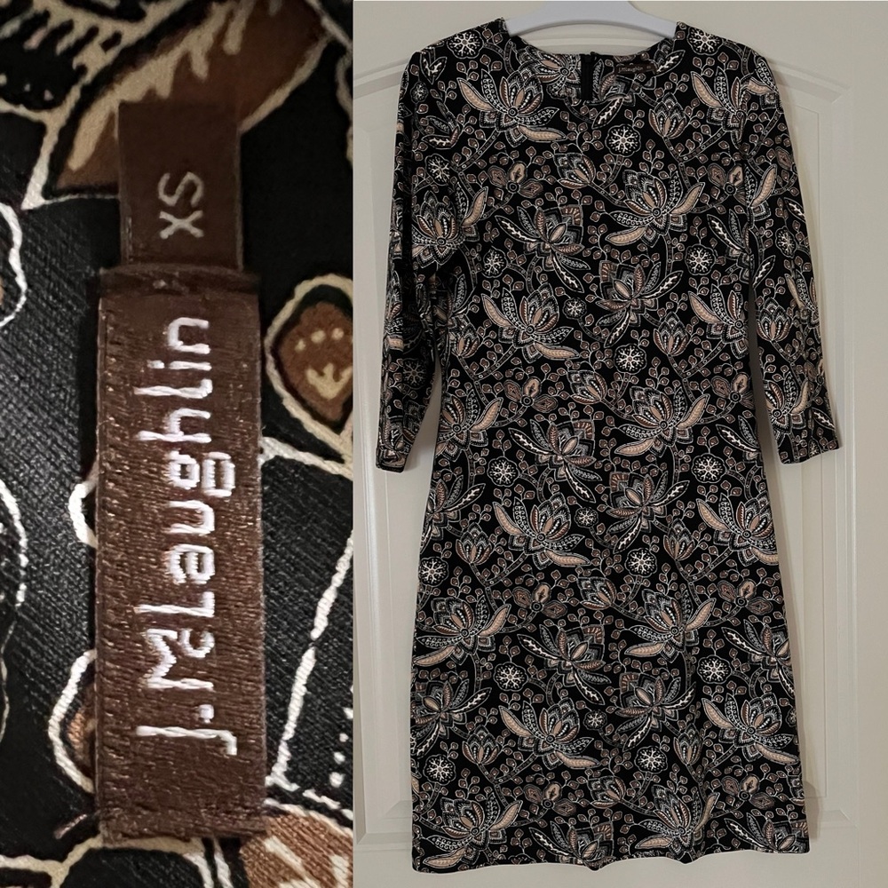 NBW J.McLaughlin 3/4 Sleeve Sophia Dress sz XS